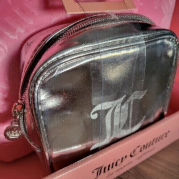 Juicy Couture Velvet Cosmetic Bag Set NWT - Picture 7 of 10